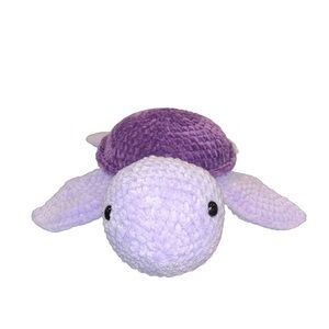 Crochet Jumbo Sea Turtle Plush Amigurumi Toy